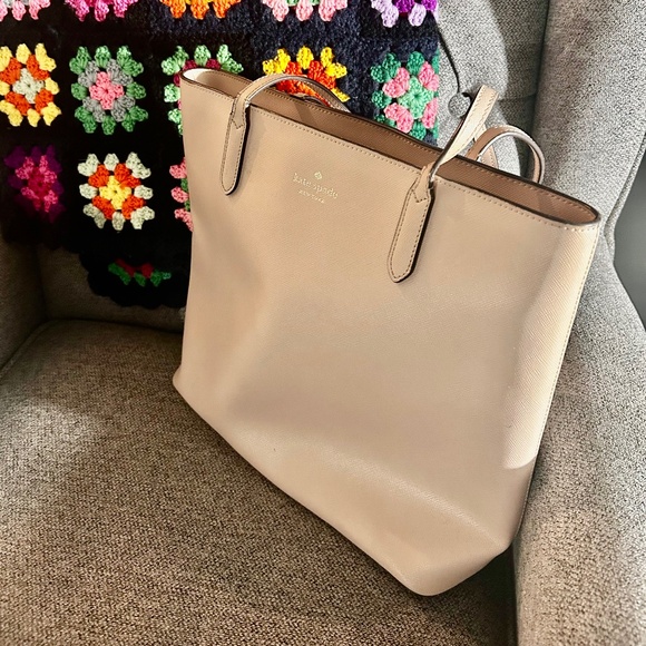 Kate Spade light pink large tote style bag - Picture 1 of 2